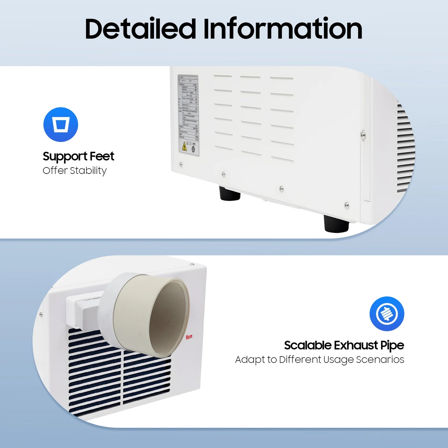 Portable Air Conditioner 280W Semiconductor Refrigerator Timing Function Remote Control for Indoor Cooling