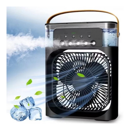Fan Portable Air Cooler Conditioner Humidifier with 500mL Water Tank Quite Mist Water Spray Fan for Home Room Camping Car Office