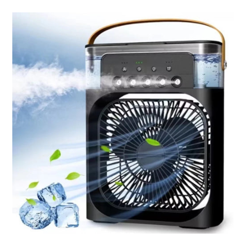 Fan Portable Air Cooler Conditioner Humidifier with 500mL Water Tank Quite Mist Water Spray Fan for Home Room Camping Car Office