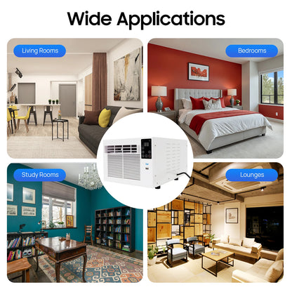Portable Air Conditioner 280W Semiconductor Refrigerator Timing Function Remote Control for Indoor Cooling